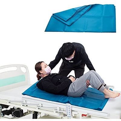 LOSCHEN Tubular Slide Sheet for Patient Transfer, Sliding Draw Sheets to Assist Moving Elderly for Cars, Vehicles, Wheelchairs and Bed Transfers Hospitals & Home Care (28"x47"(72x120cm), Blue) LOSCHEN Tubular Slide Sheet for Patient Transfer, Sliding Draw Sheets to Assist Moving Elderly for Cars, Vehicles, Wheelchairs and Bed Transfers Hospitals & Home Care (28"x47"(72x120cm), Blue)