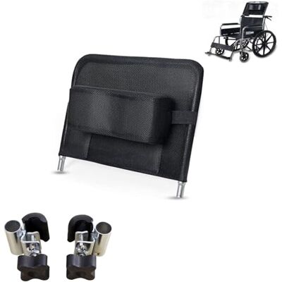 MOUSKE Wheelchair Headrest Neck Support, Portable Head Pillow Removable Lightweight Padding Backrest Universal Wheelchair Accessories for 16"-19 MOUSKE Wheelchair Headrest Neck Support, Portable Head Pillow Removable Lightweight Padding Backrest Universal Wheelchair Accessories for 16"-19
