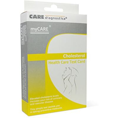 myCARE Cholesterol Finger Prick Blood Test Kit for Total Cholesterol Level myCARE Cholesterol Finger Prick Blood Test Kit for Total Cholesterol Level