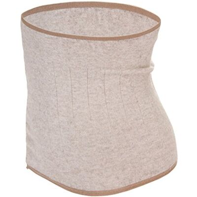 Qchomee Themal Therapy Knit Kidney Warmer Abdominal Binder Stomach Lumbar Lower Back Support Brace Slim Waist Trimmer Wrap Belt Postpartum Belly Band Warm Kidney Pain Relief (Khaki, L for waist 90-112CM) Qchomee Themal Therapy Knit Kidney Warmer Abdominal Binder Stomach Lumbar Lower Back Support Brace Slim Waist Trimmer Wrap Belt Postpartum Belly Band Warm Kidney Pain Relief (Khaki, L for waist 90-112CM)