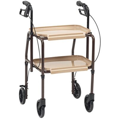 DRIVE DEVILBISS HEALTHCARE Drive Devilbiss Handy Household Trolley with castor wheels, Brakes and Trays DRIVE DEVILBISS HEALTHCARE Drive Devilbiss Handy Household Trolley with castor wheels, Brakes and Trays