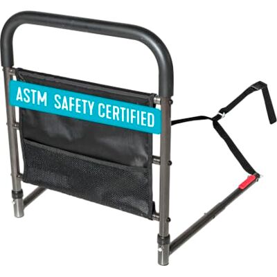 Able Life Comfortably Independent Able Life Bedside Mighty Rail, Portable Bed Guard and Assist Grab Bar for Seniors with Organizer Pouch (Eligible for VAT Relief in the UK) Able Life Comfortably Independent Able Life Bedside Mighty Rail, Portable Bed Guard and Assist Grab Bar for Seniors with Organizer Pouch (Eligible for VAT Relief in the UK)
