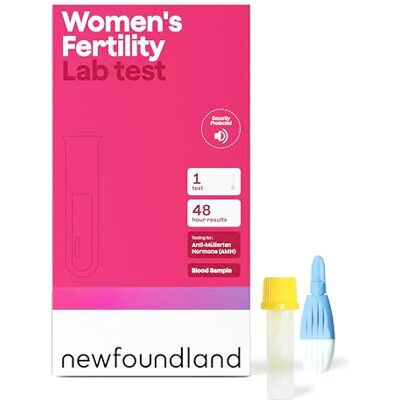 Newfoundland Women's Fertility Test AMH Test Test Your Ovarian Reserve at-Home Fertility Blood Test Female Fertility Personalised Report Included Health Results in 48 Hours Newfoundland Women's Fertility Test AMH Test Test Your Ovarian Reserve at-Home Fertility Blood Test Female Fertility Personalised Report Included Health Results in 48 Hours