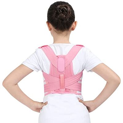 FNGHF Posture Corrector Adjustable Children Back Support Belt Kids Orthopedic Corset for Kids Spine Back Lumbar Shoulder Braces Health Back Posture (Color : Pink, Size : Medium) FNGHF Posture Corrector Adjustable Children Back Support Belt Kids Orthopedic Corset for Kids Spine Back Lumbar Shoulder Braces Health Back Posture (Color : Pink, Size : Medium)