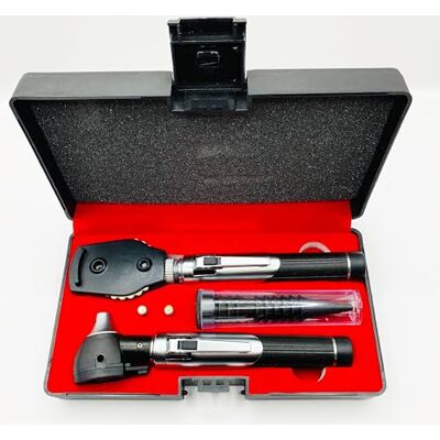 WWW.MEDISUPPLY.CO.UK Medical Diagnostic Set, Fibre Optic Mini Otoscope and Ophthalmoscope, 10 Ear Cannulas, LED Illumination, Carrying Case WWW.MEDISUPPLY.CO.UK Medical Diagnostic Set, Fibre Optic Mini Otoscope and Ophthalmoscope, 10 Ear Cannulas, LED Illumination, Carrying Case