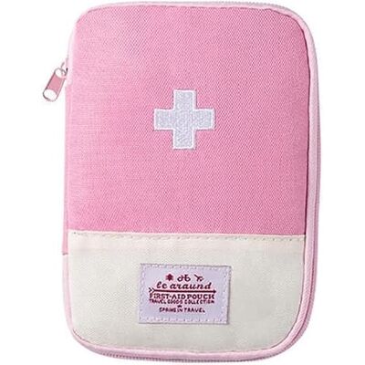 Dwang 1Pc Pink Small First Aid Bag Empty, Empty First Aid Pouch, Mini Portable Medical Bag for Outdoor Camping Hiking Traveling Emergency Bag First Aid Kits Sports and Outdoors(15 * 10.5cm Dwang 1Pc Pink Small First Aid Bag Empty, Empty First Aid Pouch, Mini Portable Medical Bag for Outdoor Camping Hiking Traveling Emergency Bag First Aid Kits Sports and Outdoors(15 * 10.5cm