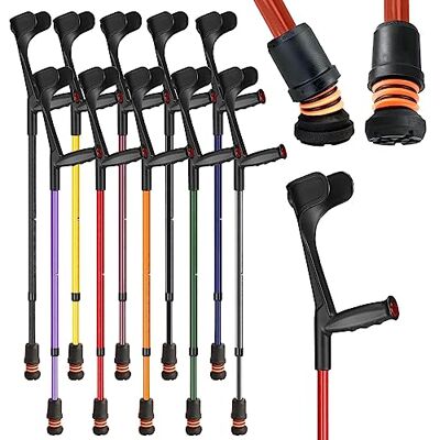 Flexyfoot Ltd Flexyfoot Shock Absorbing Soft Grip Adjustable Crutch Single Red Improve Safety, Improve Comfort, Improve Grip, Reduce Shocks & Jarring Flexyfoot Ltd Flexyfoot Shock Absorbing Soft Grip Adjustable Crutch Single Red Improve Safety, Improve Comfort, Improve Grip, Reduce Shocks & Jarring