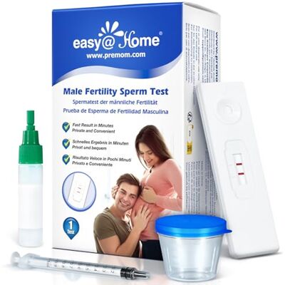 Easy@Home Male Fertility Sperm Test: Indicates Normal or Low Sperm Count Convenient Precise Private Easy@Home Male Fertility Sperm Test: Indicates Normal or Low Sperm Count Convenient Precise Private