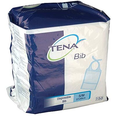 TENA SCA HYGIENE PRODUCTS SpA Bib Bibs Pack of 150 TENA SCA HYGIENE PRODUCTS SpA Bib Bibs Pack of 150