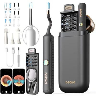 BEBIRD Ear Cleaning Camera Wax Removal Tool kit, 1920P Flexible Ear Scope Otoscope Camera Light, Visual Ear Picker Wireless Earwax Remover Tweezers for Family BEBIRD Ear Cleaning Camera Wax Removal Tool kit, 1920P Flexible Ear Scope Otoscope Camera Light, Visual Ear Picker Wireless Earwax Remover Tweezers for Family