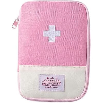 DreamyRetreat 1Pcs Pink Small First Aid Bag Empty, Empty First Aid Pouch, Mini Portable Medical Bag for Outdoor Camping Hiking Traveling Emergency Bag First Aid Kits (15 * 10.5cm) DreamyRetreat 1Pcs Pink Small First Aid Bag Empty, Empty First Aid Pouch, Mini Portable Medical Bag for Outdoor Camping Hiking Traveling Emergency Bag First Aid Kits (15 * 10.5cm)