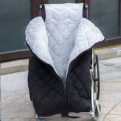 SKORDO Wheelchair Warmer Cover Blanket, Anti-freeze leg blanket Windproof Fleece Lined Cozy Leg Cover with Zipper for Leg Lower Body Warm SKORDO Wheelchair Warmer Cover Blanket, Anti-freeze leg blanket Windproof Fleece Lined Cozy Leg Cover with Zipper for Leg Lower Body Warm