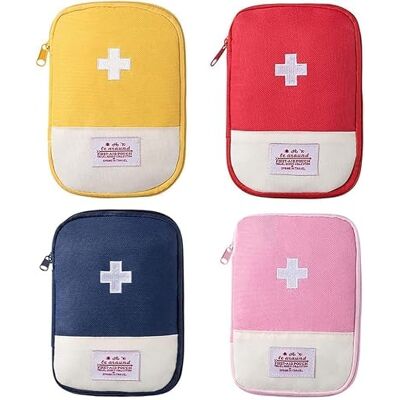 Pchnfei 4Pcs Small Empty Travel Mini First Aid Pouch, Portable Outdoor First Aid Medical Rescue Bag Multi-Function Emergency Medicine Storage Organizer Bag Health and Household Supplies, First Aid Kits Pchnfei 4Pcs Small Empty Travel Mini First Aid Pouch, Portable Outdoor First Aid Medical Rescue Bag Multi-Function Emergency Medicine Storage Organizer Bag Health and Household Supplies, First Aid Kits