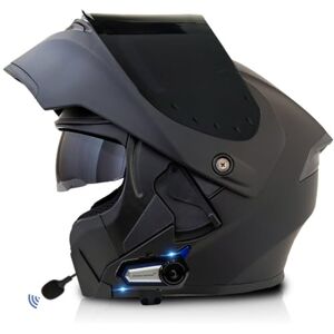 Haibing Flip Up Front Motorcycle Helmet Modular Helmets With Bluetooth DOT/ECE Certified Lightweight Full Face Helmet With Dual Visor Racing Motorbike Helmet For Adults Men Women 2,XL:61-62CM Haibing Flip Up Front Motorcycle Helmet Modular Helmets With Bluetooth DOT/ECE Certified Lightweight Full Face Helmet With Dual Visor Racing Motorbike Helmet For Adults Men Women 2,XL:61-62CM