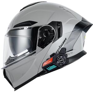 Yuanliang Motorcycle Helmet Flip-Up Modular Helmets Bluetooth DOT/ECE Certified Full Face Helmet Scooter Helmet Lightweight Ventilation With Double Visor Crash Helmet for Men Women 4,XXL:63-64CM Yuanliang Motorcycle Helmet Flip-Up Modular Helmets Bluetooth DOT/ECE Certified Full Face Helmet Scooter Helmet Lightweight Ventilation With Double Visor Crash Helmet for Men Women 4,XXL:63-64CM