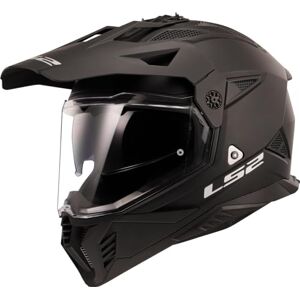 LS2 Pioneer II Adventure Motorcycle Motocross Helmet Matt Black M LS2 Pioneer II Adventure Motorcycle Motocross Helmet Matt Black M
