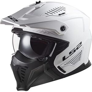 LS2 Motorcycle Helmet OF606 DRIFTER Solid White Open Faced With Removable Mask Motorbike Helmet (S) 55-56cm LS2 Motorcycle Helmet OF606 DRIFTER Solid White Open Faced With Removable Mask Motorbike Helmet (S) 55-56cm