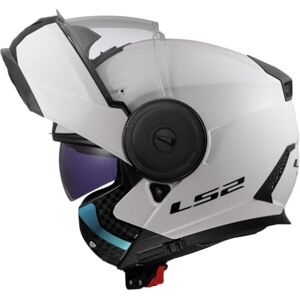 LS2 FF902 Motocycle Helmet Modular Flip Up Full Face SCOPE II SOLID GLOSS WHITE XXL LS2 FF902 Motocycle Helmet Modular Flip Up Full Face SCOPE II SOLID GLOSS WHITE XXL