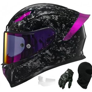 Bdbrhfg Full Face Helmet Made of Carbon Fibermotorcycle Helmet for Adults,ECE Approved Motorcycle Helmet for Motorcyclists with Tinted Visor R,XXL63-64CM Bdbrhfg Full Face Helmet Made of Carbon Fibermotorcycle Helmet for Adults,ECE Approved Motorcycle Helmet for Motorcyclists with Tinted Visor R,XXL63-64CM