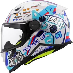 LS2 FF812 Kids Childrens Full Face Motorcycle Motorbike Helmet ECE 2206 Approved. NEXT LEVEL Gloss White Multi. Small (47-48 cm) LS2 FF812 Kids Childrens Full Face Motorcycle Motorbike Helmet ECE 2206 Approved. NEXT LEVEL Gloss White Multi. Small (47-48 cm)