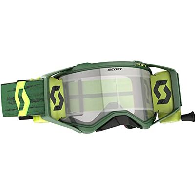 Scott Prospect WFS Green/Yellow Motocross Goggles (Green/Yellow, One Size) Scott Prospect WFS Green/Yellow Motocross Goggles (Green/Yellow, One Size)