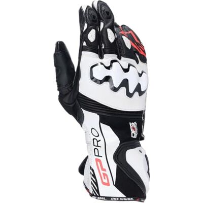 Alpinestars GP Pro R4 perforated Motorcycle Gloves, black/white, L Alpinestars GP Pro R4 perforated Motorcycle Gloves, black/white, L