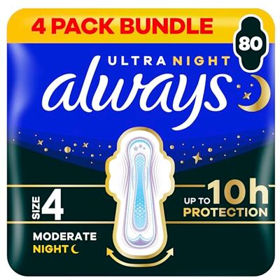 Always - Ultra Night Size 4 - Wings - Sanitary pad Always - Ultra Night Size 4 - Wings - Sanitary pad
