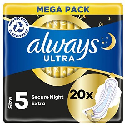 Always - Ultra Secure Night Extra - Size 5 - Wings - Sanitary towel Always - Ultra Secure Night Extra - Size 5 - Wings - Sanitary towel