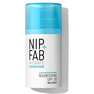 Nip+Fab SPF 30 Moisturiser Hydrate Nourishing 50 ml Dry + Textured Skin Maximum Hydration and Protection UVA + UVB Protection SPF Face Skin Sunscreen Nip+Fab SPF 30 Moisturiser Hydrate Nourishing 50 ml Dry + Textured Skin Maximum Hydration and Protection UVA + UVB Protection SPF Face Skin Sunscreen