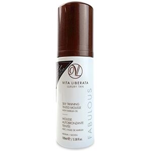 VITA LIBERATA Organic Self Tanning Mousse Fabulous Self Tan Mousse, Natural, Organic, Vegan Fake Tan Mousse with NEW Sheer Caramel Tint Medium 100 ml VITA LIBERATA Organic Self Tanning Mousse Fabulous Self Tan Mousse, Natural, Organic, Vegan Fake Tan Mousse with NEW Sheer Caramel Tint Medium 100 ml