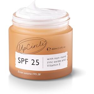 UPCIRCLE SPF 25 Mineral Sunscreen 60ml -Reef-Safe,Non-Nano Zinc Oxide and Lightweight-Raspberry Seed Oil Defends Against Free Radicals + Glycerin To Plump Skin- Face & Body, Vegan + Cruelty-Free UPCIRCLE SPF 25 Mineral Sunscreen 60ml -Reef-Safe,Non-Nano Zinc Oxide and Lightweight-Raspberry Seed Oil Defends Against Free Radicals + Glycerin To Plump Skin- Face & Body, Vegan + Cruelty-Free