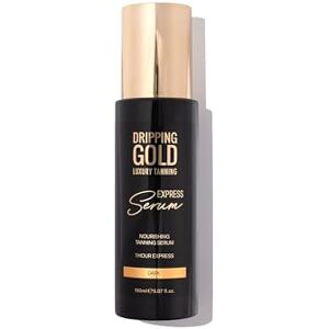Dripping Gold Express Tanning Serum Dark – Fast-Acting Self Tanner for a Golden Glow – Hydrating & Streak-Free – Vegan & Skin-Friendly – Develops in 1 Hour – Long-Lasting & Buildable Tan Dripping Gold Express Tanning Serum Dark – Fast-Acting Self Tanner for a Golden Glow – Hydrating & Streak-Free – Vegan & Skin-Friendly – Develops in 1 Hour – Long-Lasting & Buildable Tan