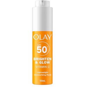 Olay - Vitamin C Brighten & Glow Moisturiser Fluid SPF50+ - Vitamin C Olay - Vitamin C Brighten & Glow Moisturiser Fluid SPF50+ - Vitamin C