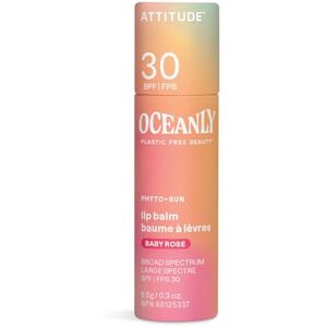 BIO SPECTRA ATTITUDE ATTITUDE Oceanly Tinted Lip Balm with SPF 30, EWG Verified, Plastic-Free, Broad Spectrum UVA/UVB Protection with Zinc Oxide, Vegan, Unscented, Baby Rose, 8.5 grams BIO SPECTRA ATTITUDE ATTITUDE Oceanly Tinted Lip Balm with SPF 30, EWG Verified, Plastic-Free, Broad Spectrum UVA/UVB Protection with Zinc Oxide, Vegan, Unscented, Baby Rose, 8.5 grams