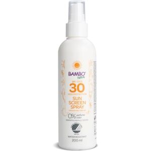 Bambo Nature Suncream Spray, 200ml, SPF 30 Sun Screen, Colourant & Fragrance Free, Sunscreen To Protect Your Skin, Dermatologically Tested Bambo Nature Suncream Spray, 200ml, SPF 30 Sun Screen, Colourant & Fragrance Free, Sunscreen To Protect Your Skin, Dermatologically Tested