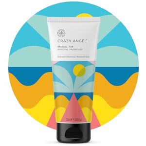 Crazy Angel Vegan Gradual Tan. (Light/Medium Tan) Made in UK. 250ml. Crazy Angel Vegan Gradual Tan. (Light/Medium Tan) Made in UK. 250ml.
