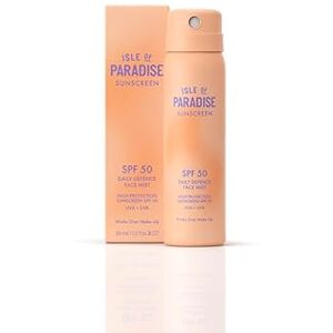 Isle of Paradise Daily Defense SPF 50 Body Mist 177ml – Weightless, 360° Spray Sunscreen with Niacinamide, Cica & Biome Complex – Fast-Drying, Water-Resistant, Radiant Finish Isle of Paradise Daily Defense SPF 50 Body Mist 177ml – Weightless, 360° Spray Sunscreen with Niacinamide, Cica & Biome Complex – Fast-Drying, Water-Resistant, Radiant Finish