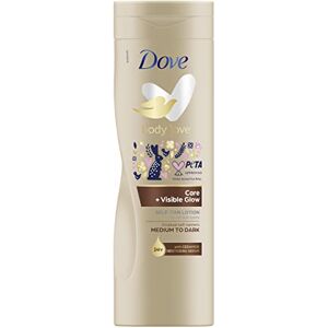 Dove Visible Glow Medium to Dark gradual tanning lotion for sun-kissed skin Self-Tan Lotion for all skin types 6 x 400 ml Dove Visible Glow Medium to Dark gradual tanning lotion for sun-kissed skin Self-Tan Lotion for all skin types 6 x 400 ml