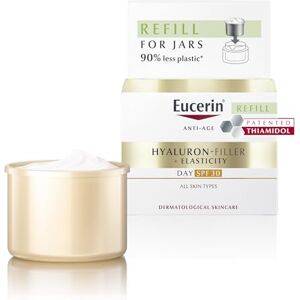 Eucerin Hyaluron-Filler + Elasticity Day Cream Refill SPF 30 50ml, Anti-Wrinkle Day Cream for Mature Skin, Improves Elasticity, Nourishing Moisturiser with Hyaluronic Acid, Collagen and Thiamidol Eucerin Hyaluron-Filler + Elasticity Day Cream Refill SPF 30 50ml, Anti-Wrinkle Day Cream for Mature Skin, Improves Elasticity, Nourishing Moisturiser with Hyaluronic Acid, Collagen and Thiamidol