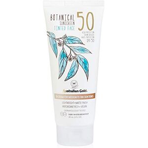 Australian Gold - Botanical Tinted Face Cream SPF 50 - Medium/Tan Black 89 ml (Pack of 1)