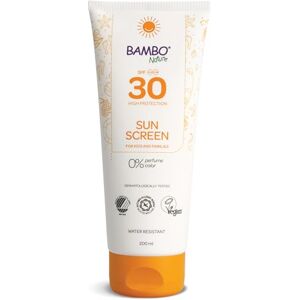 Bambo Nature Suncream - SPF 30, Fragrance-Free, 200ml Bambo Nature Suncream - SPF 30, Fragrance-Free, 200ml