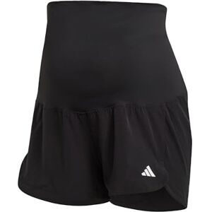 adidas Pacer Woven Stretch Shorts - Black - Maternity adidas Pacer Woven Stretch Shorts - Black - Maternity