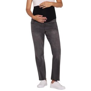 Motherhood Maternity Women's Secret Fit Over The Belly Slim Straight Leg Pregnancy Jeans, Black Stone Wash, M Motherhood Maternity Women's Secret Fit Over The Belly Slim Straight Leg Pregnancy Jeans, Black Stone Wash, M