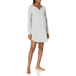 Amazon Essentials Women's Maternity Nursing Nightdress, Grey Heather, L Amazon Essentials Women's Maternity Nursing Nightdress, Grey Heather, L