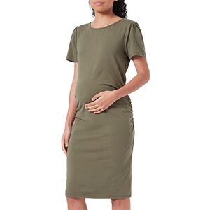 Noppies Maternity Women's Dress Bogor Short Sleeve, Dusty Olive-P520, 8 Noppies Maternity Women's Dress Bogor Short Sleeve, Dusty Olive-P520, 8