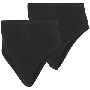 MAMALICIOUS MAMA.LICIOUS Women's MLHEAL COTTON G-STRING 2-P A. NOOS Knickers, Schwarz, MAMALICIOUS MAMA.LICIOUS Women's MLHEAL COTTON G-STRING 2-P A. NOOS Knickers, Schwarz,