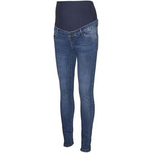 MAMALICIOUS Women's Jeans, Medium Blue (Medium Blue Denim), S MAMALICIOUS Women's Jeans, Medium Blue (Medium Blue Denim), S