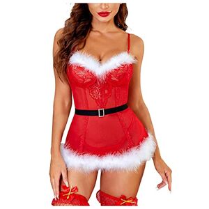 Generic Womens Sexy Ladder Cutout Lingerie Lingerie Sexy Sleeveless Underwear Sexy Costume for Women Large (d-Red, XXL)
