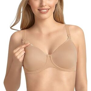 Anita Women's 5068 Seamless Underwired Nursing Bra, Beige (Skin), 34F Anita Women's 5068 Seamless Underwired Nursing Bra, Beige (Skin), 34F