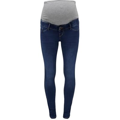 ONLY MATERNITY Women's OLMROYAL Life SK MBD Jeans DNM NOOS Jeans, Medium Blue Denim, ONLY MATERNITY Women's OLMROYAL Life SK MBD Jeans DNM NOOS Jeans, Medium Blue Denim,